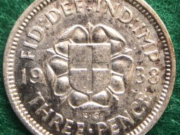 GB Threepence 1902-1944 