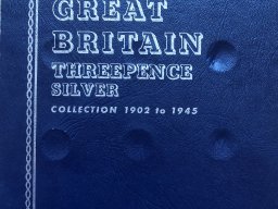 Threepence Silver Coins 1902-1944 Full Collection